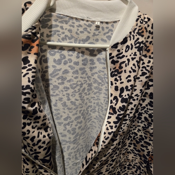 Animal / Leopard Print Cardigan size L - Picture 4 of 4